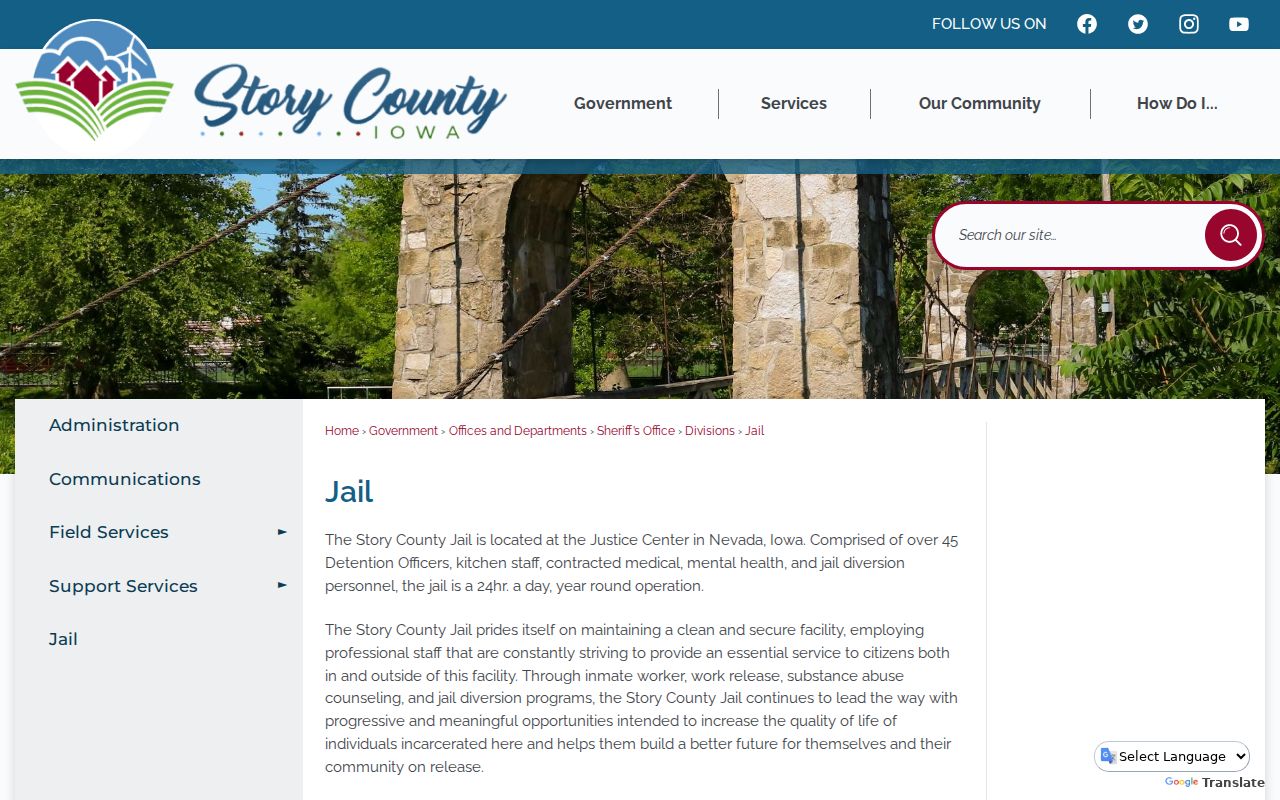 Story County jail diversion programs following arrest and booking