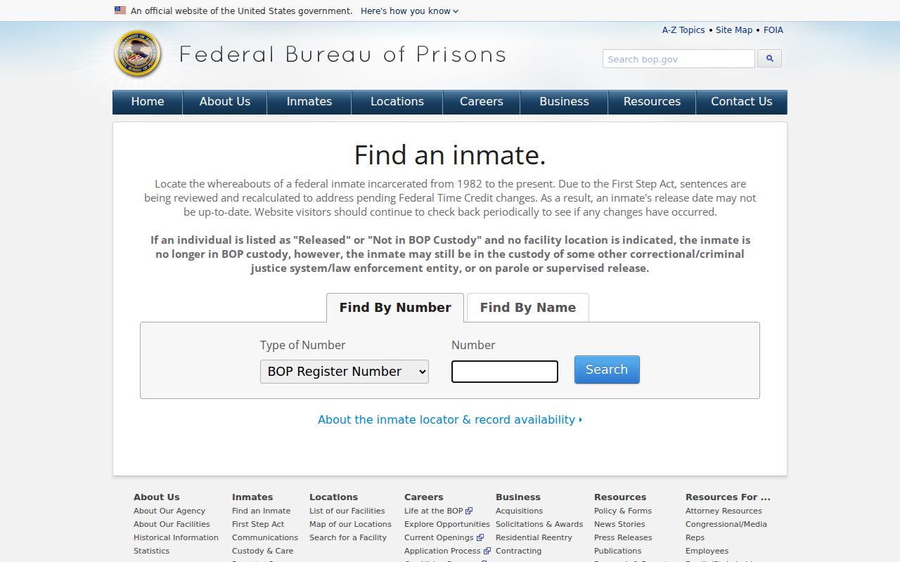 Huxley criminal records and federal inmate locator search