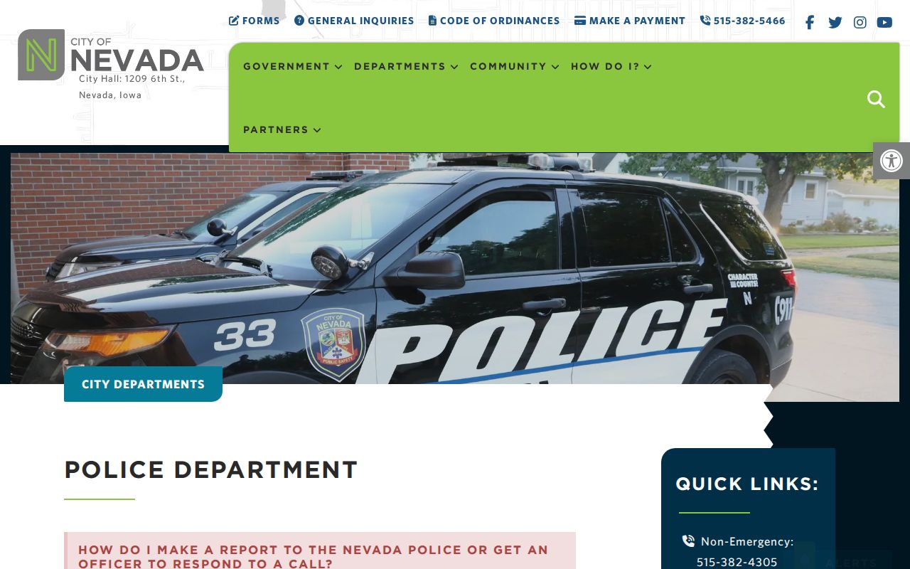 Nevada criminal records information from the Nevada Police Department