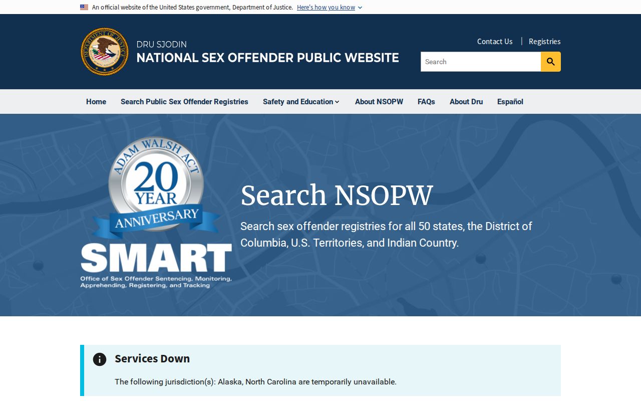 National sex offender lookup supplement for Story County searches